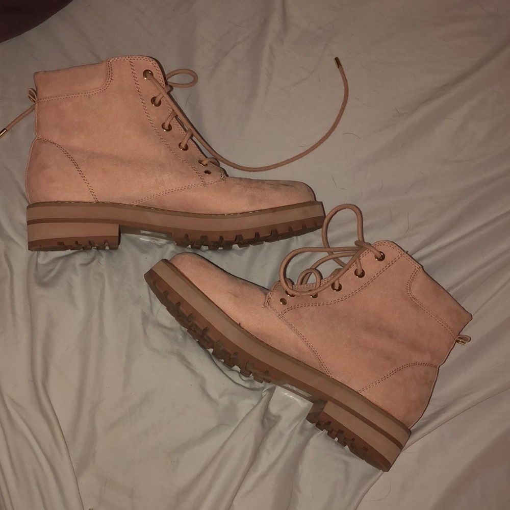 baby pink boots